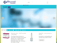 Tablet Screenshot of biowet.pl